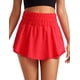thumbnail image 1 of Shorts con falda CRZ YOGA con volantes, cintura alta y bolsillo con cierre XS, 1 of 4