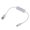 30cm, variant on White USB Type-C Cable with Switch for Fast-Charging and Data Transfer Cord Line
