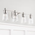 thumbnail image 6 of Capital Lighting 140941-506 Myles 4 Light 32" Wide Bathroom Vanity Light - Nickel, 6 of 7