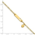 thumbnail image 3 of 14K Yellow Gold bracelet Childrens Figaro 6 in 5 mm, 3 of 3