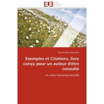Omn.Univ.Europ.: Exemples Et Citations, Livre Conçu Pour Un Auteur d''étre Consulté (Paperback)