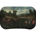 thumbnail image 3 of Christophe Huet 24x17 Black Modern Framed Museum Art Print Titled - Singerie - the Fishermen (C. 1739), 3 of 5