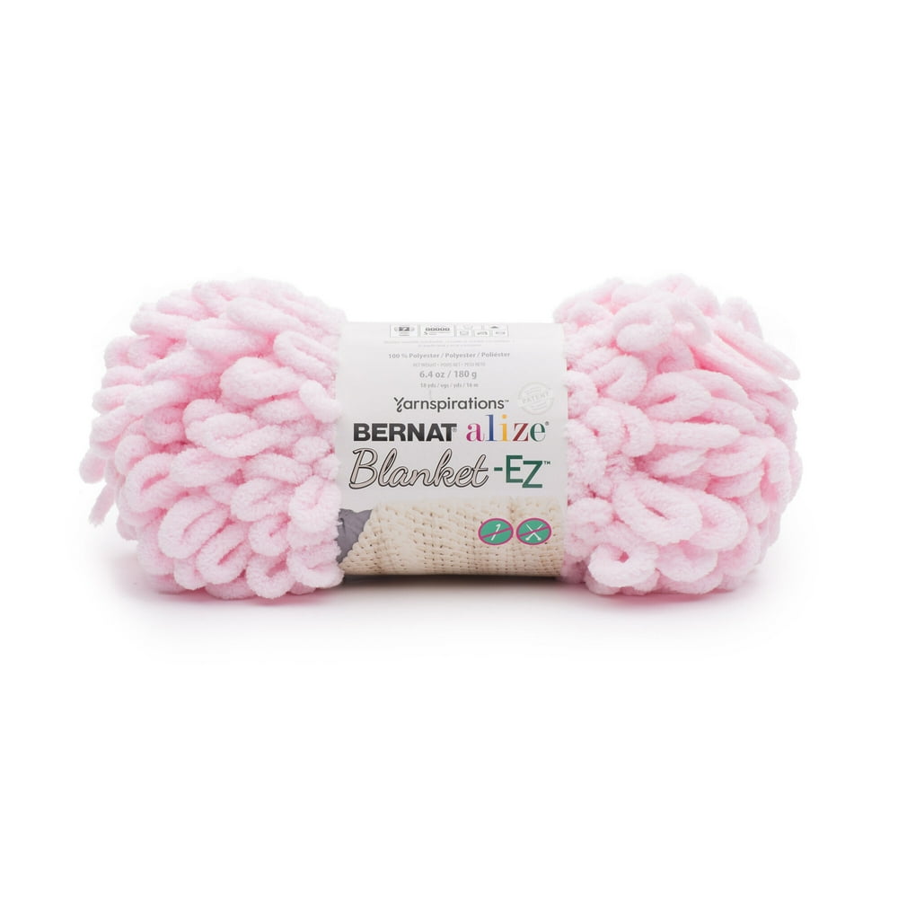 Bernat Alize BlanketEZ Yarn, (180g/6.4oz), Powder Pink