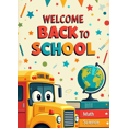 thumbnail image 3 of Colorful Welcome Back to School Banner with School Bus Globe and Books Background Party Decors for Classroom Decor School Events Photo Backdrop Supplies, 3 of 3