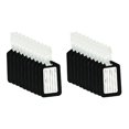 thumbnail image 1 of 20Pcs Equipaje Etiquetas Maleta Etiqueta Bolsa Viaje Accesorios Negro, 1 of 4