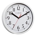 thumbnail image 3 of La Crosse Clock 8 inch Basics White Round Analog Quartz Wall Clock, 404-3020W, 3 of 8