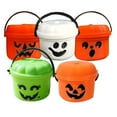 thumbnail image 2 of Dserhfy Mini Halloween Candy Bucket Spooky Ghost Pumpkin Candy Bucket Plastic Candy Bowls with Lid And Handle for Trick or Treat Halloween Party Favors, 2 of 7