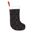 thumbnail image 2 of Balery Cool Skull Love Pattern Christmas Stockings with Initials, 18" Large Knit Christmas Stocking,Xmas Stocking for Kids, Holiday and Family Stocking, 2 of 7
