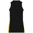 thumbnail image 2 of Holloway Sportswear M Womens Vertical Singlet Black/Light Gold/White 221340, 2 of 4