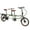 Green, variant on Zukka Tandem Bike 20 inches 4-Fold 2-Seater Shimano 7 speed Folding Tandem Dual Disc Brake for Adult Beach Cruiser White