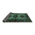 thumbnail image 2 of Ahgly Company Indoor Rectangle Persian Turquoise Blue Traditional Area Rugs, 4' x 6', 2 of 4
