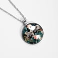 thumbnail image 4 of Koala Stunning Women's Circular Glass Pendant Necklace Jewelry, 4 of 5
