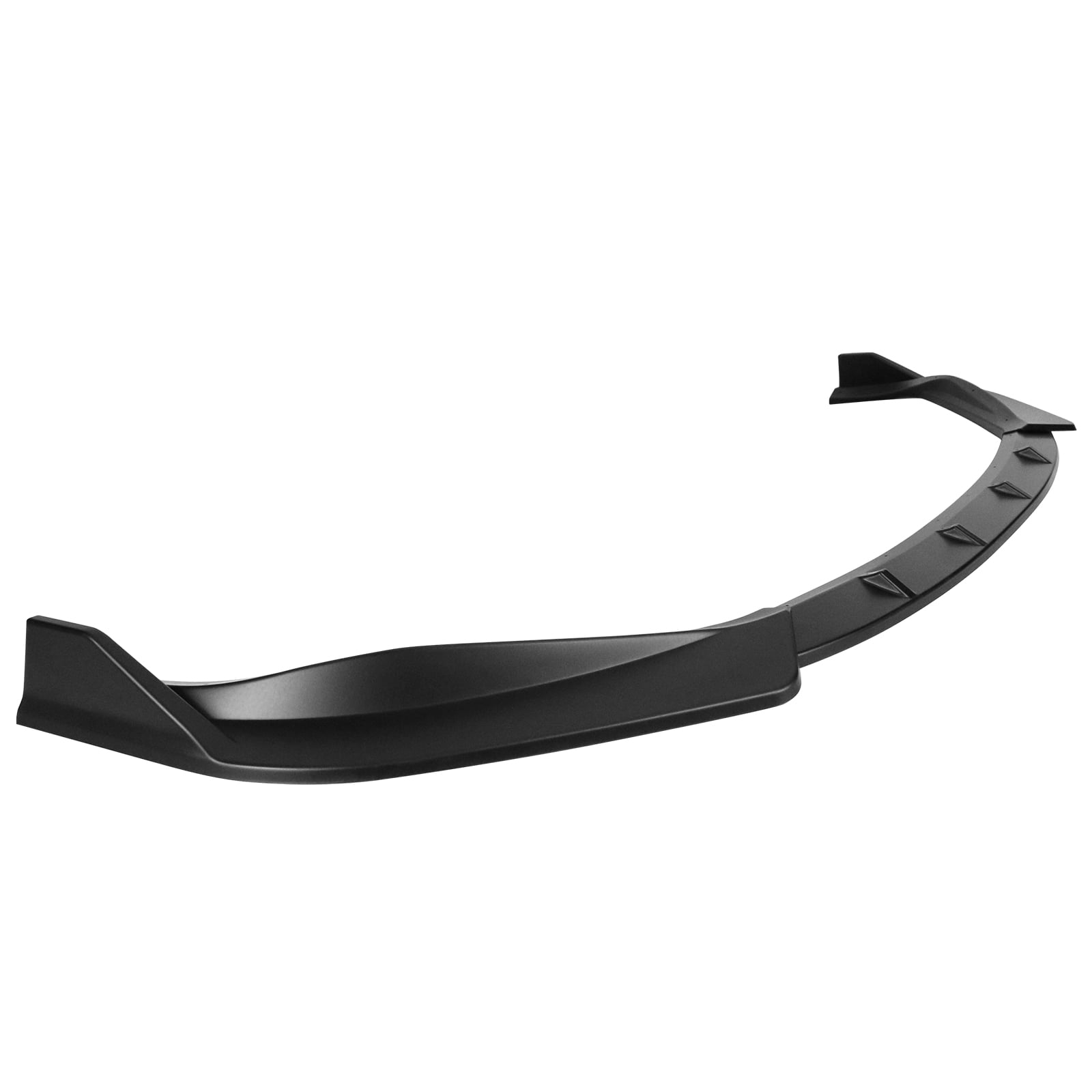 Ikon Motorsports Compatible with 14-16 Lexus IS F Sport IKON Style 3PCS Front Bumper Lip BodyKit Matte Black