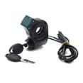 thumbnail image 1 of TAPDRA Electric Bicycle Throttle Switch for Scooters E-Bikes 1A 4.2V DC LED Voltage Display Key Control, 1 of 5