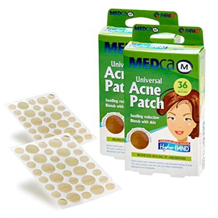 MEDca Universal Acne Pimple Patch Absorbing Cover 36 Count Two Sizes ...