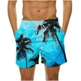thumbnail image 2 of guisaled Swimsuit For Men Board Shorts for Men Summer Hawaiian Graphic Vacation Holiday Swim Trunks Quick Dry Lightweight 5 Inch Inseam Casual Shorts, 2 of 6