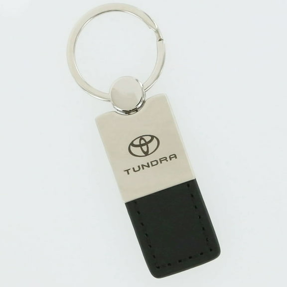 Toyota Tundra Keychain & Keyring - Duo Premium Black Leather