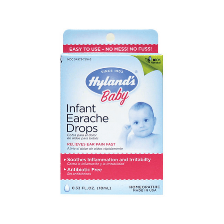 Hyland's Baby Earache Drops 0.33 fl oz Liquid (Best Home Remedy For Earache)