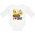 thumbnail image 3 of Inktastic Construction Truck I Love Dirt Boys or Girls Long Sleeve Baby Bodysuit, 3 of 5