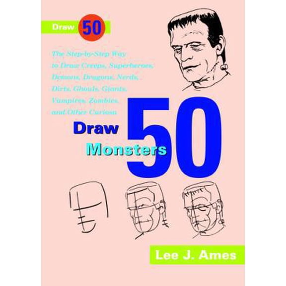 Pre-Owned Draw 50 Famous Cartoons: The Step-by-Step Way to Draw Your Favorite Cartoon Characters (Books for Young Readers) (Paperback) 0385195214 9780385195218
