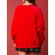 thumbnail image 2 of Sudadera holgada de primavera y otoño para mujer, jersey de cuello redondo y manga larga con bordado de letras navideñas, sudaderas holgadas informales para mujer, 2 of 5