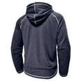 thumbnail image 4 of Long Sleeve Hoodies for Men Raglan Sleeve Athletic Drawstring Hoodie Casual Gym Workout Pullover Hooded Sweatshirts, 4 of 7