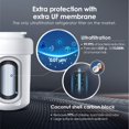 thumbnail image 3 of Waterdrop Ultra-Filtration Refrigerator Water Filter Replacement for GE SmartWater MWF MWFINT MWFP MWFA GWF HDX FMG-1 GSE25GSHECSS, 3 of 5