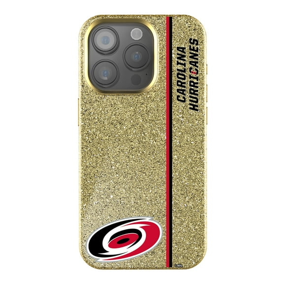 Keyscaper Gold Carolina Hurricanes Sidebar Bling iPhone Case