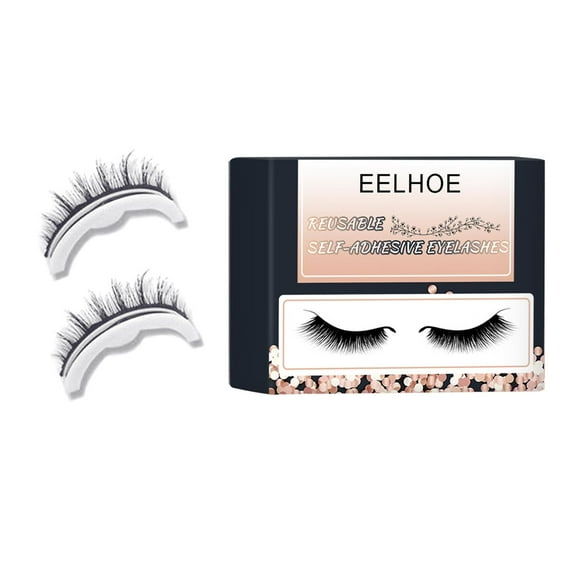 Pestañas postizas naturales jinwen Pestañas gruesas Estilo largo y delgado