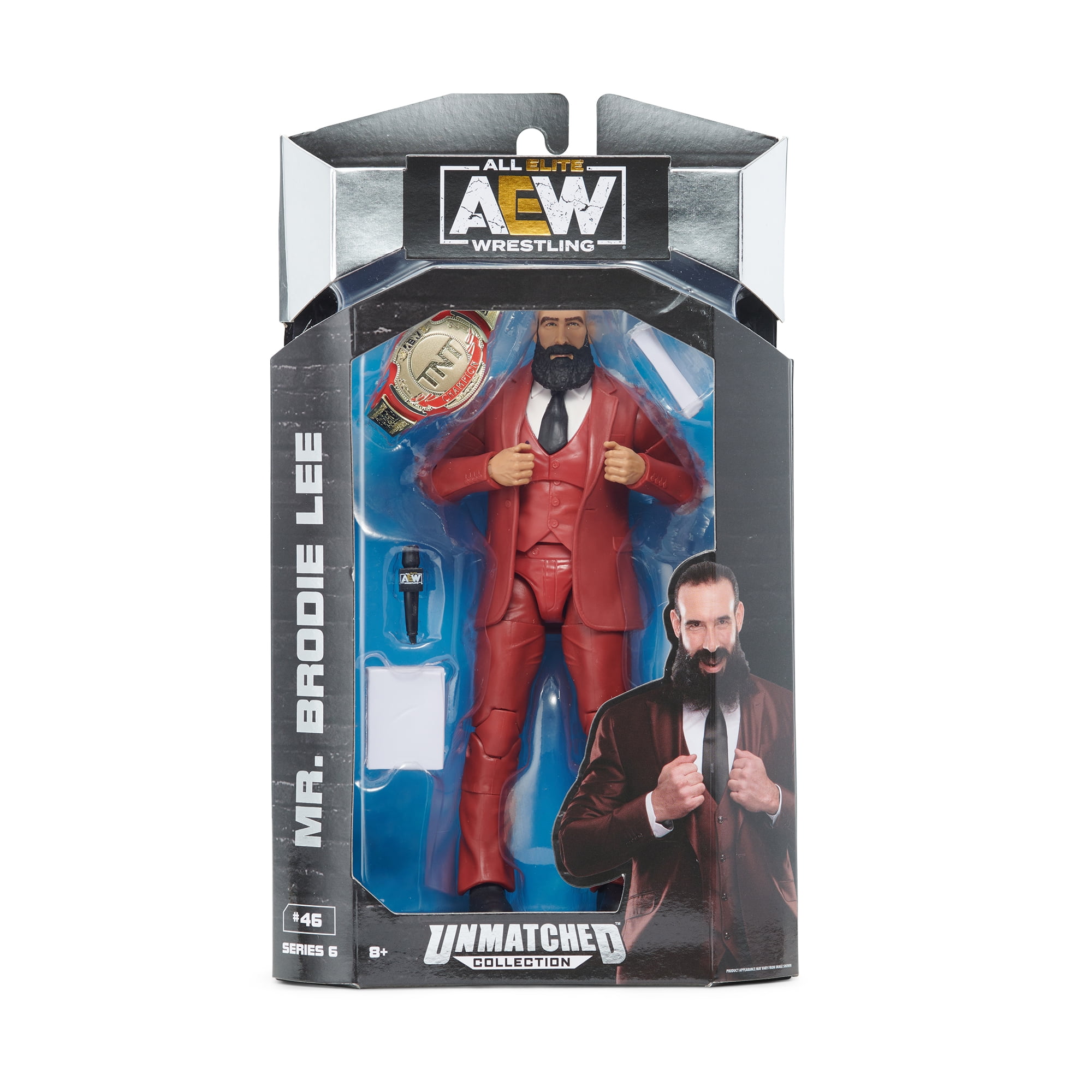 Brodie Lee (Red Suit) AEW Unmatched Series 6 Jazwares AEW Toy Wrestling Action Figure
