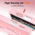 thumbnail image 6 of Dteck for Samsung Galaxy S26 Case, Compatible with MagSafe, Invisible Ring Stand, Shockproof Translucent Matte Back Protective Cover,Pink, 6 of 9