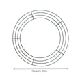 thumbnail image 2 of Edhome Decorative Metal Cutout Christmas Wreath Frame Festive Iron Art, B, 2 of 6