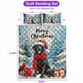 thumbnail image 5 of Merry Christmas Labrador Retriever Enjoys Woofmas Winter Xmas Holiday Quilt Bedding Set Lab Dog Lover Gifts 1 Blanket Bed Cover 2 Pillowcases - 02022, 5 of 5