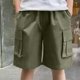 thumbnail image 4 of Vestido de Verano Corto Pantalones de Trabajo Sueltos de Niños de Moda Pantalones de Verano Recortados, 4 of 8