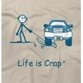 thumbnail image 2 of Life Is Crap Parked Dog Good Life Funny T Shirts Gift Ideas T-Shirt Tee by Life Is Crap, 2 of 2