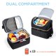 thumbnail image 2 of Bolsa Térmica para Almuerzo TOURIT de Doble Compartimento 9L Negra, 2 of 7