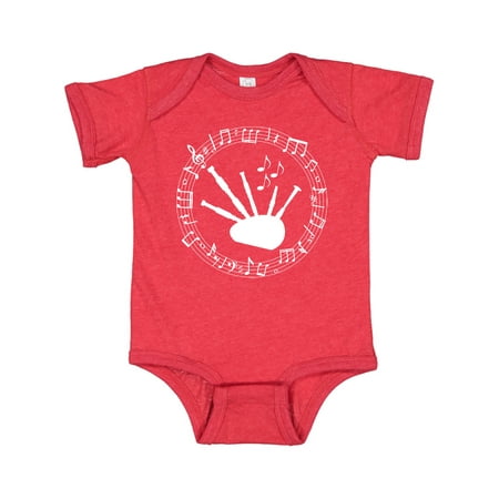 

Inktastic Bagpipes Music Notes Musical Gift Baby Boy or Baby Girl Bodysuit