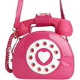 thumbnail image 5 of YOUI-GIFTS Retro dial telephone Crossbody Shoulder Bag,Pu Movable microphone Purse for Women, 5 of 5