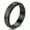 black, variant on Fidget Ring,Curved Design Fidget Rings for Women,Oxidation-Protected Spinner Ring,Black