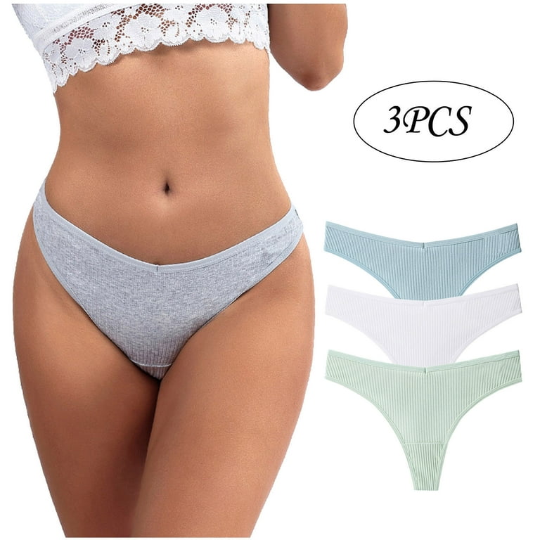 HUPOM Pregnancy Underwear For Women Panties In Clothing Thong Casual Tie  Comfort Waist Gray M