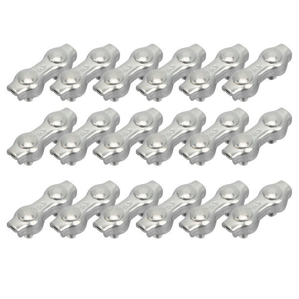 Abrazaderas De Cable M2 - Pack De 12 (Acero Inoxidable 304)