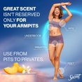 thumbnail image 5 of Secret Whole Body Deodorant Spray for Women, Peach & Vanilla Scent, Aluminum Free Deodorant Spray, 72 HR Odor Protection, 3.5 oz (Pack Of 3), 5 of 14