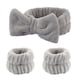 thumbnail image 5 of Juego de 6 pulseras prácticas para el pelo con banda para la muñeca y lazo para el pelo de felpa, 5 of 6