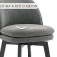 thumbnail image 6 of CHITA Upholstered Swivel Counter Height Bar Stools, 6 of 9