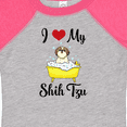 thumbnail image 4 of Inktastic I Love My Shih Tzu Dog Gifts Boys or Girls Baby Bodysuit, 4 of 5