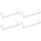 thumbnail image 2 of Percha organizadora de 2/4 Uds. perchas de Metal ajustables percha de armario para camisas ordenadas Hugtrwg Para estrenar, 2 of 5