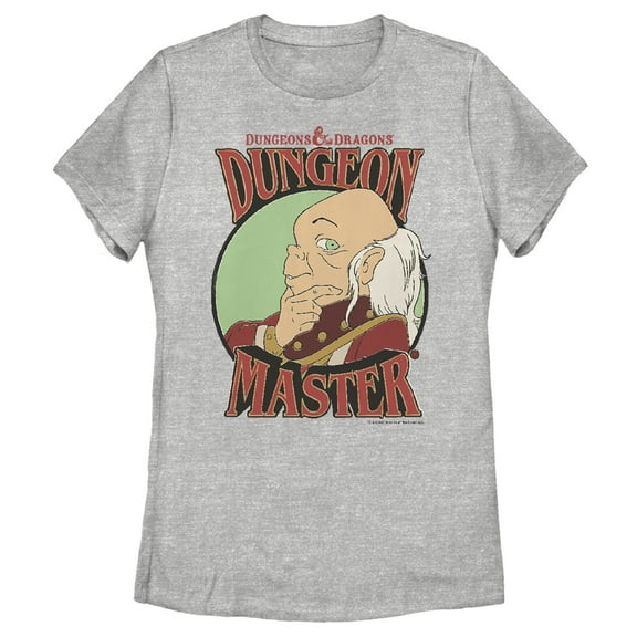 Women's Dungeons & Dragons Dungeon Master Cartoon Graphic Tee Athletic Heather X Large