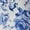 Blue, variant on Blue Floral Print Draped Neck Cami Slip Dress For Women Summer Casual A-Line Mini Dress