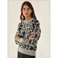 thumbnail image 3 of Leopard Knit Sweater, 3 of 5