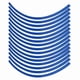 thumbnail image 1 of Cinta adhesiva reflectante universal para ruedas de coche y motocicleta, 6 colores, azul, 1 of 14